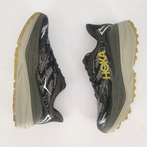 Hoka One One Stinson 7 Trail Running Shoes Black Camo Men’s 8D / Women’s 9.5